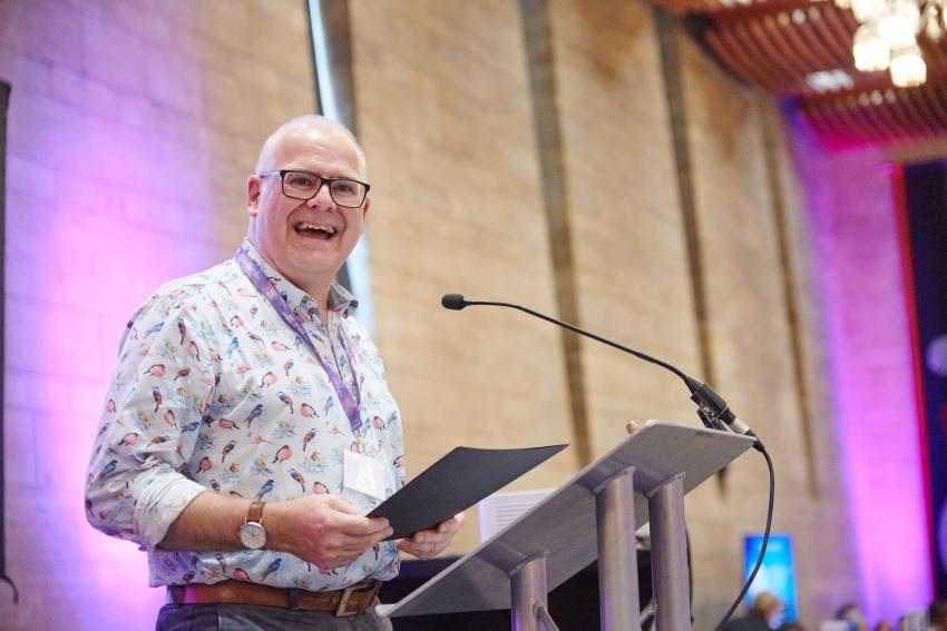 Professor&nbsp;Andrew Norton, of The Open University, is awarded the Higher Education Award.