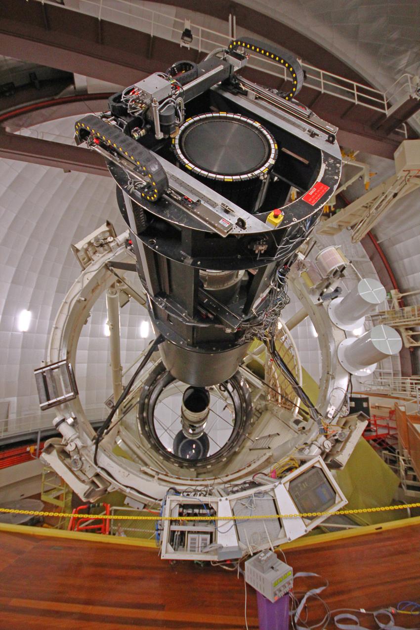 The Anglo-Australian Telescope (AAT) where the main component of DEVILS data was collected.