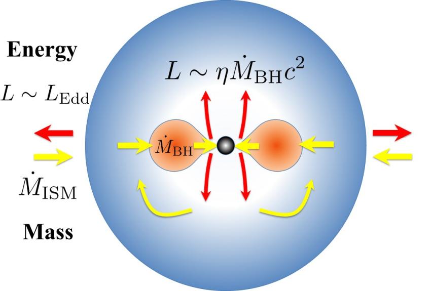 Concept of the BH envelope from the winning paper ‘Black Hole Envelopes in Little Red Dots’.