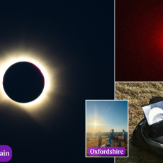 Pictures from the 2026 solar eclipse, visible from the UK and Europe.
